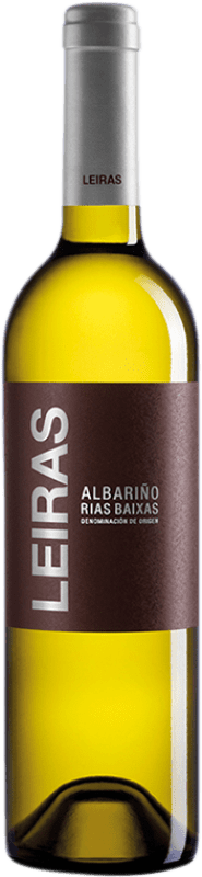 16,95 € 免费送货 | 白酒 Codorníu Leiras 年轻的 D.O. Rías Baixas 加利西亚 西班牙 Albariño 瓶子 75 cl