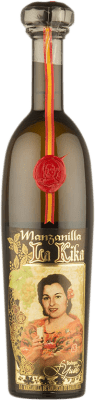 27,95 € Free Shipping | Fortified wine Yuste La Kika D.O. Manzanilla-Sanlúcar de Barrameda Andalusia Spain Palomino Fino Bottle 75 cl