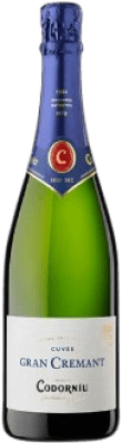 7,95 € 送料無料 | 白のスパークリングワイン Codorníu Gran Cremant Semiseco — やや辛口 D.O. Cava カタロニア スペイン Macabeo — マカベオ, Xarel·lo — チャレッロ, Parellada — パレリャーダ 75 cl