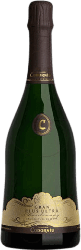 23,95 € 免费送货 | 白起泡酒 Codorníu Gran Plus Ultra Brut Nature 预订 D.O. Cava 加泰罗尼亚 西班牙 Chardonnay, Parellada 瓶子 75 cl