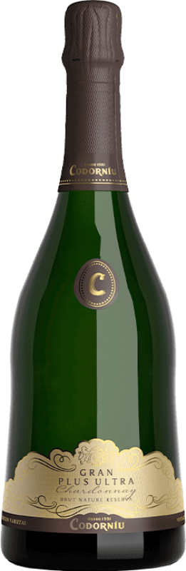 23,95 € Kostenloser Versand | Weißer Sekt Codorníu Gran Plus Ultra Brut Nature Reserve — Gereift D.O. Cava Katalonien Spanien Chardonnay, Parellada Flasche 75 cl