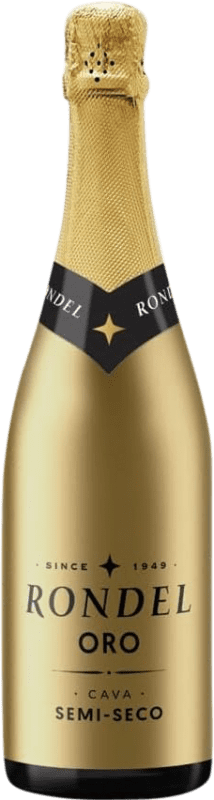 4,95 € Envio grátis | Espumante branco Codorníu Rondel Oro Semi-seco Semi-doce D.O. Cava Catalunha Espanha Macabeo, Xarel·lo, Parellada Garrafa 75 cl