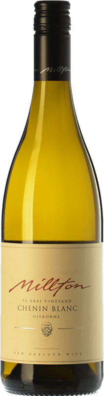 32,95 € Бесплатная доставка | Белое вино Millton Te Arai Молодой Новая Зеландия Chenin White бутылка 75 cl