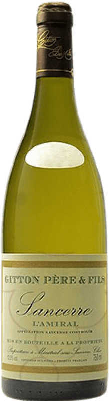 29,95 € Envío gratis | Vino blanco Gitton L'amiral Crianza A.O.C. Sancerre Francia Sauvignon Blanca Botella 75 cl
