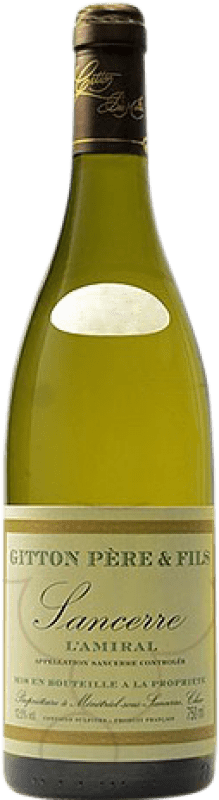 31,95 € Free Shipping | White wine Gitton L'amiral Aged A.O.C. Sancerre France Sauvignon White Bottle 75 cl