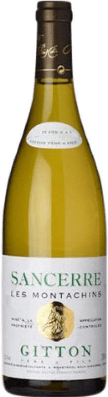 27,95 € Envío gratis | Vino blanco Domaine Gitton Les Montachins Crianza A.O.C. Sancerre Francia Sauvignon Blanca Botella 75 cl