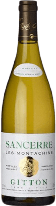 27,95 € Free Shipping | White Wine Domaine Gitton Les Montachins Crianza — Aged A.O.C. Sancerre France Sauvignon 75 cl