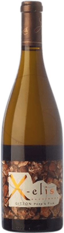 28,95 € Free Shipping | White wine Domaine Gitton X-elis Aged A.O.C. Sancerre France Sauvignon White Bottle 75 cl