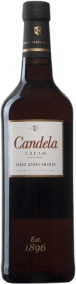 8,95 € Envio grátis | Vinho fortificado Lustau Candela Cream D.O. Jerez-Xérès-Sherry Andaluzia Espanha Palomino Fino, Pedro Ximénez Garrafa 75 cl