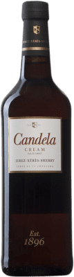 8,95 € Envío gratis | Vino Generoso Fortificado Lustau Candela Cream D.O. Jerez-Xérès-Sherry Andalucía España Palomino Fino, Pedro Ximénez Botella 75 cl