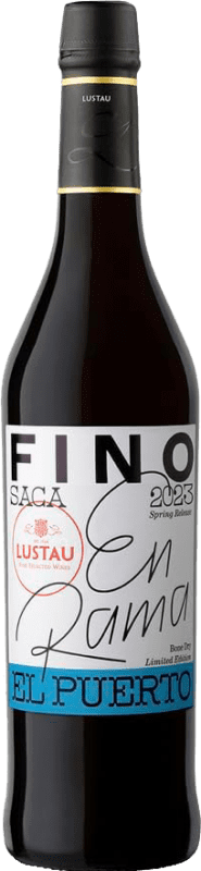 19,95 € 送料無料 | 酒精強化ワイン Lustau 3 Tres Puerto de Santa María Fino en Rama — フィノ・エン・ラマ D.O. Jerez-Xérès-Sherry アンダルシア スペイン Palomino Fino ミディアムボトル 50 cl