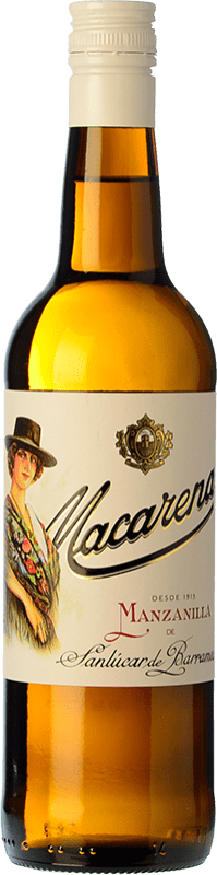 9,95 € Бесплатная доставка | Крепленое вино Lustau Macarena D.O. Manzanilla-Sanlúcar de Barrameda Санлукар-де-Баррамеда Испания Palomino Fino бутылка 75 cl