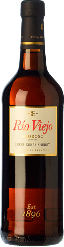 14,95 € Kostenloser Versand | Verstärkter Wein Lustau Rio Viejo Oloroso Trocken D.O. Jerez-Xérès-Sherry Andalusien Spanien Palomino Fino Flasche 75 cl