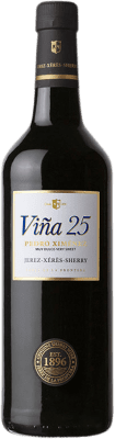 12,95 € Бесплатная доставка | Креплёное вино Lustau Viña 25 D.O. Jerez-Xérès-Sherry Андалусия Испания Pedro Ximénez 75 cl