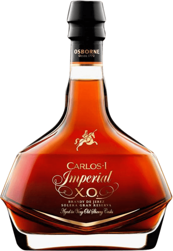 63,95 € Бесплатная доставка | Бренди Osborne Carlos I Imperial X.O Гранд Резерв D.O. Jerez-Xérès-Sherry Испания бутылка 70 cl