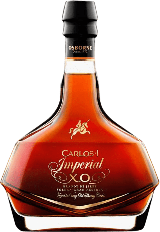 72,95 € 送料無料 | ブランデー Osborne Carlos I Imperial — インペリアル XO Extra Old — エクストラオールド, グラン・レセルバ D.O. Jerez-Xérès-Sherry スペイン 70 cl