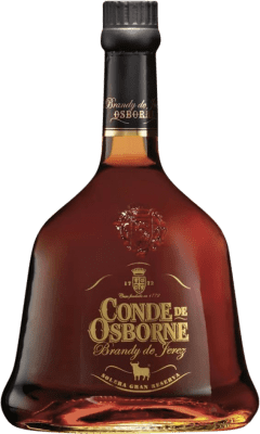 36,95 € Spedizione Gratuita | Brandy Osborne Conde Osborne Cristal Spagna Bottiglia 70 cl