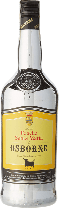 13,95 € Envío gratis | Licores Osborne Ponche España Botella 1 L