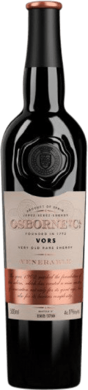 84,95 € Free Shipping | Fortified wine Osborne Capuchino Palo Cortado Very Old Rare Sherry VORS D.O. Jerez-Xérès-Sherry Andalucía y Extremadura Spain Palomino Fino Medium Bottle 50 cl