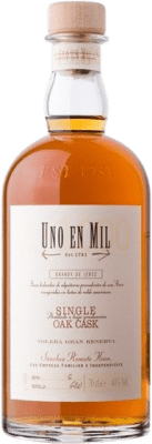 39,95 € 免费送货 | 白兰地 Sánchez Romate Uno en Mil 西班牙 瓶子 70 cl