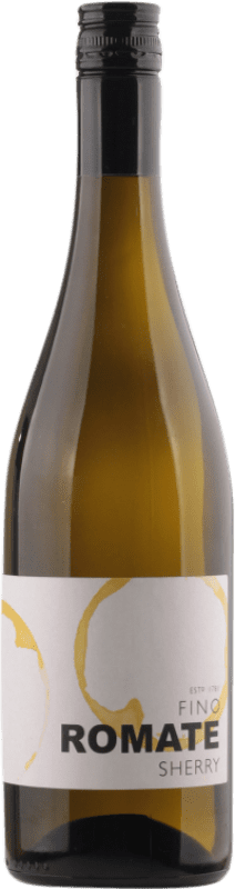 12,95 € Free Shipping | Fortified Wine Sánchez Romate D.O. Jerez-Xérès-Sherry Andalucía y Extremadura Spain Palomino Fino Bottle 75 cl