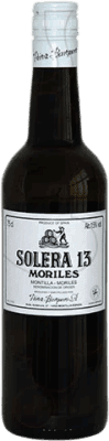 3,95 € Бесплатная доставка | Крепленое вино Pérez Barquero Solera 13 Fino D.O. Montilla-Moriles Andalucía y Extremadura Испания Pedro Ximénez бутылка 75 cl