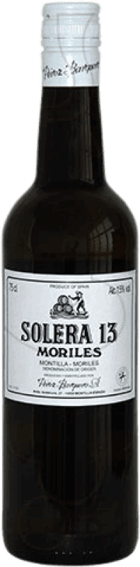 7,95 € Free Shipping | Fortified Wine Pérez Barquero 13 Solera, Fino D.O. Montilla-Moriles Andalucía y Extremadura Spain Pedro Ximénez Bottle 75 cl