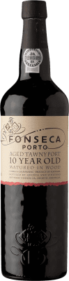 36,95 € Spedizione Gratuita | Vino Liquoroso Fonseca Port Tawny I.G. Porto porto Portogallo Tempranillo, Touriga Franca, Touriga Nacional, Tinta Amarela, Tinta Cão, Tinta Barroca 10 Anni 75 cl