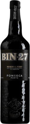 25,95 € Envío gratis | Vino generoso Fonseca Port BIN 27 Reserva I.G. Porto Oporto Portugal Tempranillo, Touriga Franca, Touriga Nacional, Tinta Amarela, Tinta Cão, Tinta Barroca Botella 75 cl
