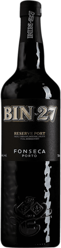 25,95 € Spedizione Gratuita | Vino fortificato Fonseca Port BIN 27 Riserva I.G. Porto porto Portogallo Tempranillo, Touriga Franca, Touriga Nacional, Tinta Amarela, Tinta Cão, Tinta Barroca Bottiglia 75 cl