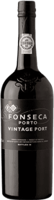 124,95 € Envío gratis | Vino generoso Fonseca Port Vintage I.G. Porto Oporto Portugal Tempranillo, Touriga Franca, Touriga Nacional, Tinta Amarela, Tinta Cão, Tinta Barroca Botella 75 cl
