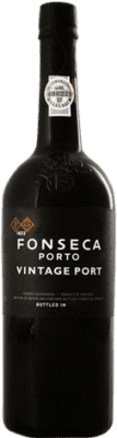 88,95 € Free Shipping | Fortified wine Fonseca Port Vintage I.G. Porto Porto Portugal Tempranillo, Touriga Franca, Touriga Nacional, Tinta Amarela, Tinta Cão, Tinta Barroca Bottle 75 cl