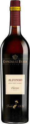 13,95 € Free Shipping | Fortified wine González Byass Alfonso Oloroso Dry D.O. Jerez-Xérès-Sherry Andalucía y Extremadura Spain Palomino Fino Bottle 75 cl