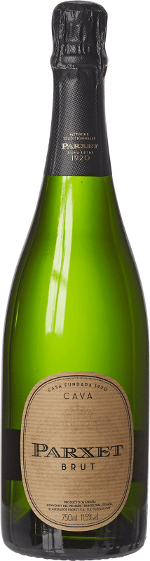 14,95 € Free Shipping | White Sparkling Wine Parxet Grappa Brut Reserve — Aged D.O. Cava Catalonia Spain Macabeo, Parellada, Pansa Bottle 75 cl