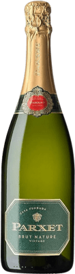 18,95 € Envio grátis | Espumante branco Parxet Brut Nature Reserva D.O. Cava Catalunha Espanha Macabeo, Parellada, Pansa Blanca Garrafa 75 cl