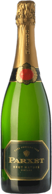 13,95 € Envío gratis | Espumoso blanco Parxet Brut Nature Reserva D.O. Cava Cataluña España Macabeo, Parellada, Pansa Blanca Media Botella 37 cl