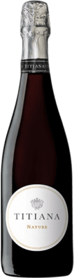 21,95 € Envío gratis | Espumoso Blanco Parxet Titiana Brut Nature Reserva D.O. Cava Cataluña España Pansa 75 cl