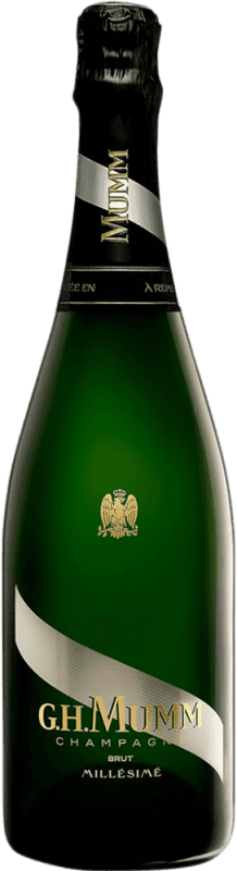 63,95 € Envoi gratuit | Blanc mousseux G.H. Mumm Cordon Rouge Millésimé Brut Grande Réserve A.O.C. Champagne France Pinot Noir, Chardonnay, Pinot Meunier Bouteille 75 cl