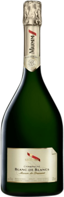 104,95 € Envio grátis | Espumante branco G.H. Mumm Cordon Rouge Cramant Brut Grande Reserva A.O.C. Champagne França Chardonnay Garrafa 75 cl