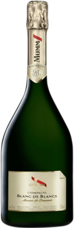 108,95 € Envio grátis | Espumante Branco G.H. Mumm Cordon Rouge Crémant Brut — Bruto Grande Reserva A.O.C. Champagne França Chardonnay Garrafa 75 cl