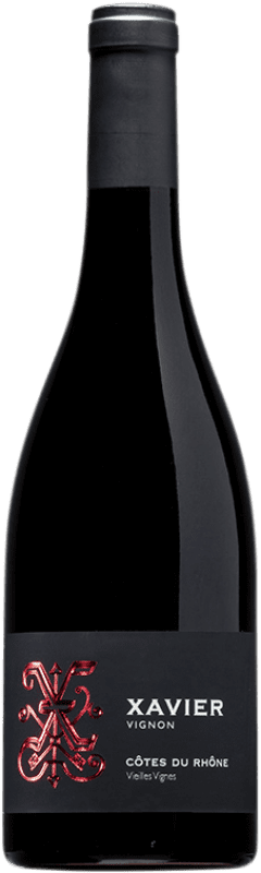 11,95 € Envío gratis | Vino Tinto Xavier Vignon VV Vieilles Vignes — Viñas Viejas A.O.C. Côtes du Rhône Rhône Francia Syrah, Garnacha, Mourvèdre Botella 75 cl