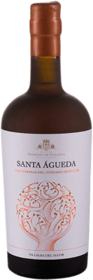 18,95 € Free Shipping | Fortified wine Marqués de Villalúa Ermita Santa Águeda Vino Naranja D.O. Condado de Huelva Andalusia Spain Listán White, Zalema Medium Bottle 50 cl