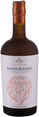 14,95 € Free Shipping | Fortified wine Marqués de Villalúa Ermita Santa Águeda Vino Naranja D.O. Condado de Huelva Andalusia Spain Listán White, Zalema Medium Bottle 50 cl