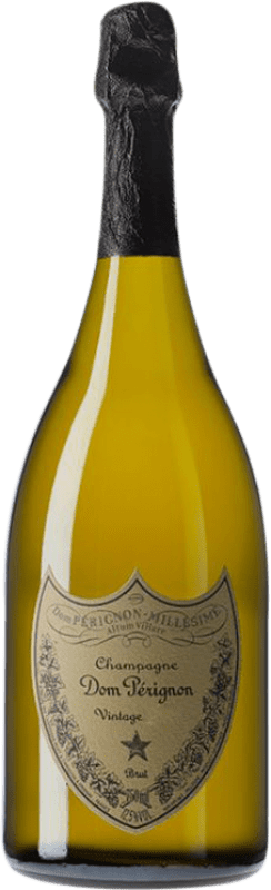 269,95 € Kostenloser Versand | Weißer Sekt Moët & Chandon Dom Pérignon Vintage Brut Große Reserve A.O.C. Champagne Champagner Frankreich Pinot Schwarz, Chardonnay Flasche 75 cl