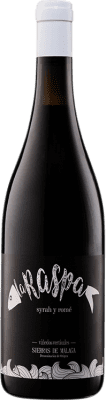 12,95 € Free Shipping | Red wine Viñedos Verticales La Raspa D.O. Sierras de Málaga Andalusia Spain Syrah, Romé Bottle 75 cl