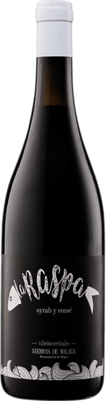 13,95 € Бесплатная доставка | Красное вино Viñedos Verticales La Raspa D.O. Sierras de Málaga Андалусия Испания Syrah — Сира, Romé — Роме Бутылка 75 cl