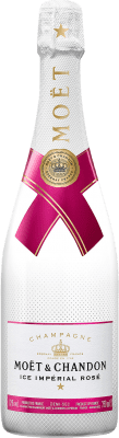 79,95 € Envio grátis | Espumante rosé Moët & Chandon Ice Impérial Rosé Semi-seco Semi-doce A.O.C. Champagne Champagne França Pinot Preto, Chardonnay, Pinot Meunier Garrafa 75 cl