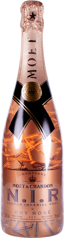 86,95 € Free Shipping | Rosé Sparkling Wine Moët & Chandon N.I.R. Nectar Impérial Brut Rosé A.O.C. Champagne Champagne France Pinot Noir, Chardonnay, Pinot Meunier Bottle 75 cl
