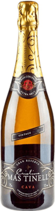 18,95 € Бесплатная доставка | Белое игристое MasTinell Cristina брют Гранд Резерв D.O. Cava Каталония Испания Macabeo, Xarel·lo, Chardonnay, Parellada бутылка 75 cl