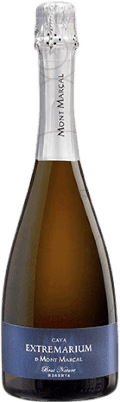 13,95 € 送料無料 | 白スパークリングワイン Mont Marçal Extremarium ブルットの自然 予約 D.O. Cava カタロニア スペイン Macabeo, Xarel·lo, Chardonnay, Parellada ボトル 75 cl